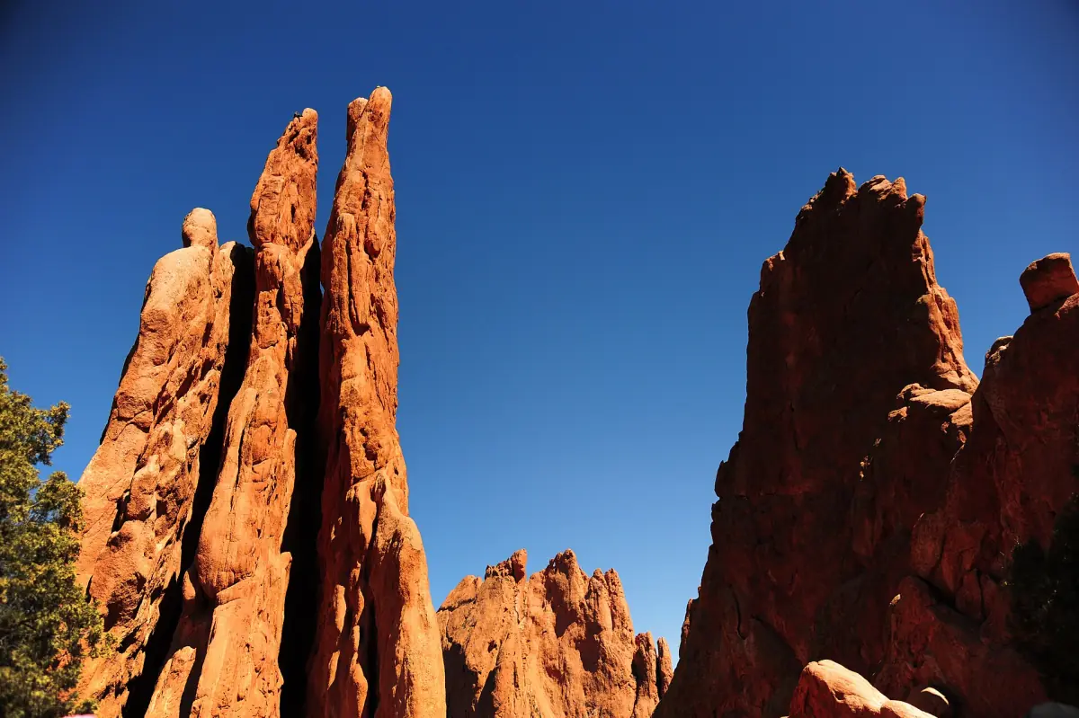 The Three Graces, a group of slender sandstone spires